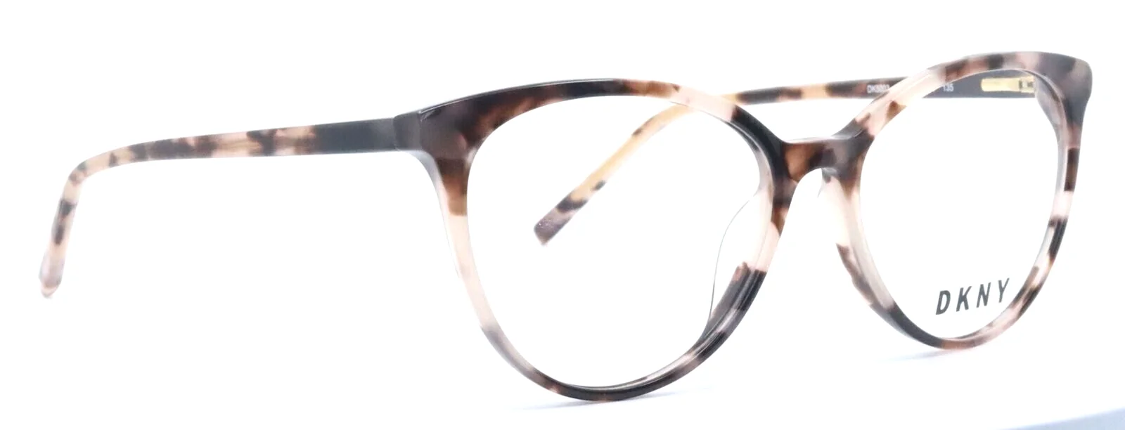 DKNY DK5003 265 Blush Tortoise Cat Eye Womens Eyeglasses Frames 53-16-`135 3