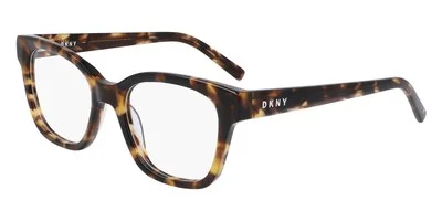 DKNY DK5048 Eyeglasses Women Soft Tokyo Tortoise Square 50mm New 100% Authentic