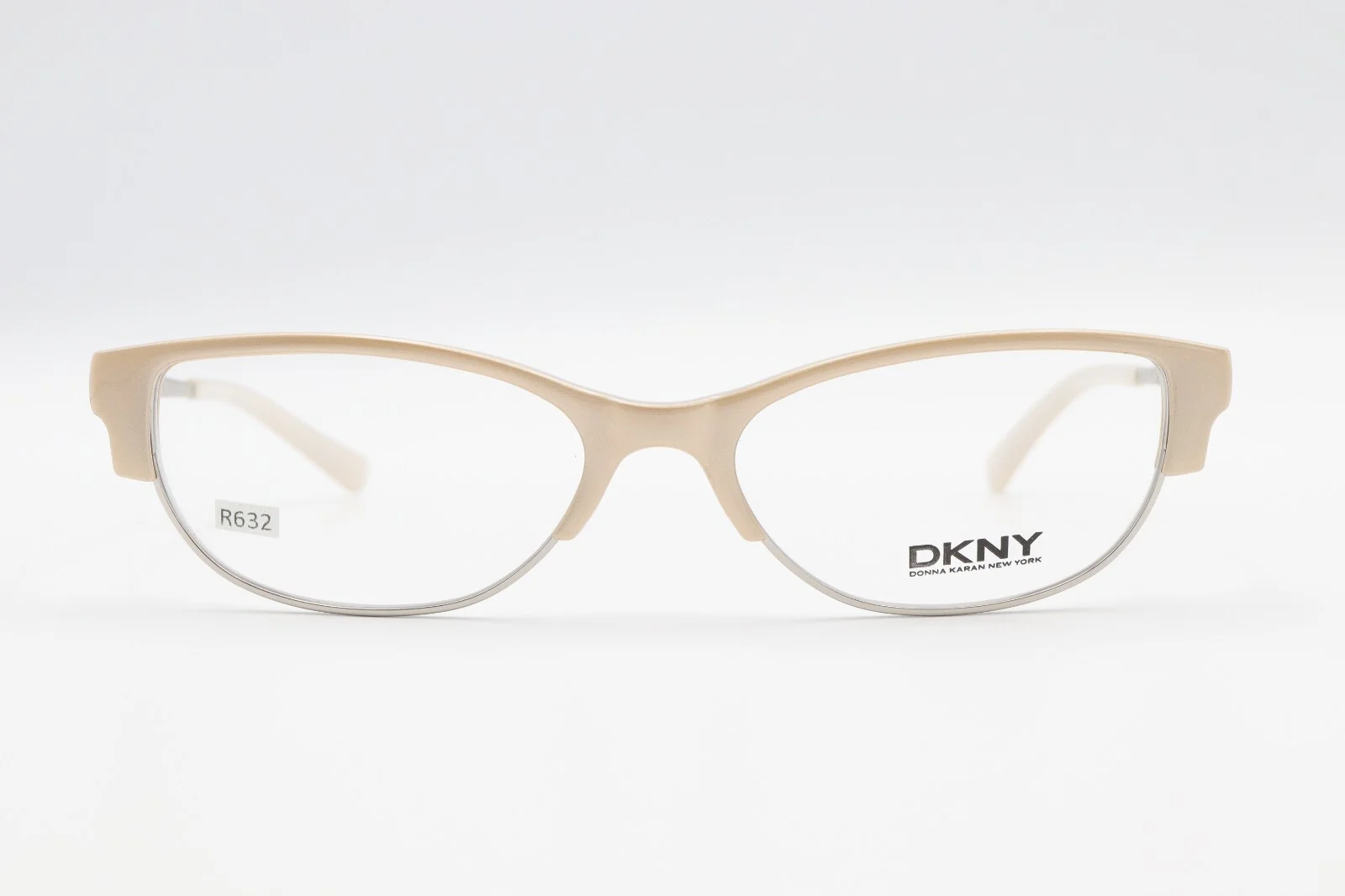 DKNY DY 4622 3530 Pearl Beige / Silver 51-16-135 Cat Eye Eyeglass Frames R648 3