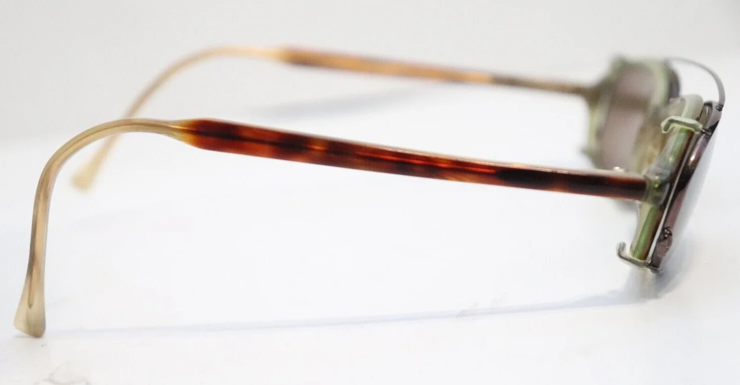 DKNY Eyeglass Frames 6807 Brown 49 18 With Clip On Sunglasses 4
