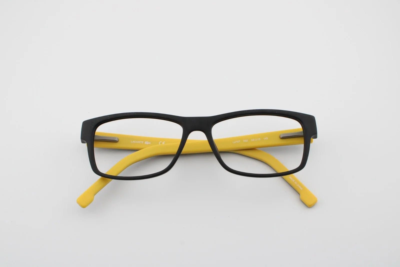 DKNY Eyeglasses Frames DY4544 3215 Clear Yellow Rectangular Full Rim 50-16-135 3