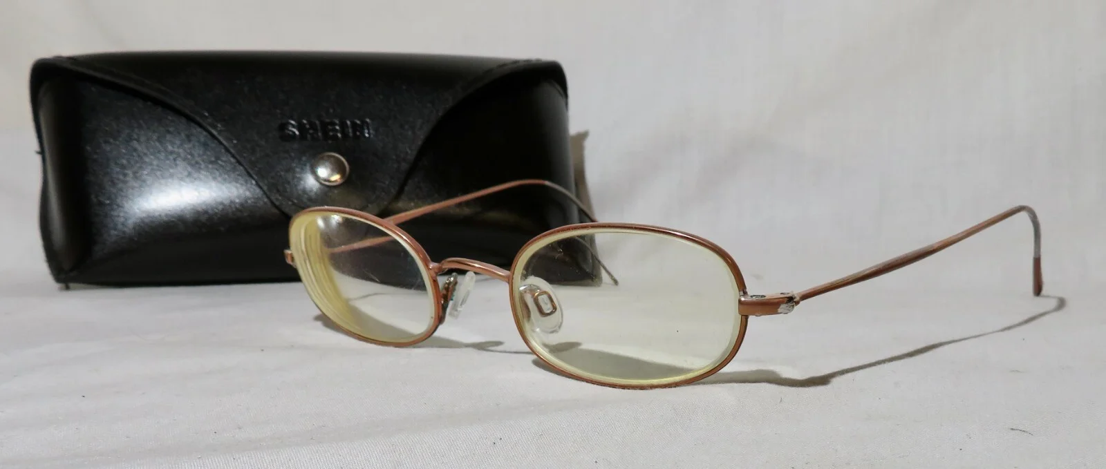 Dockers DO 11547 eyeglasses, Frames 47-21-145, Brown metal Parts or repair