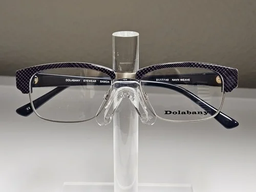 Dolabany Eyeglasses Samoa Navy Weave 51-17-140 New