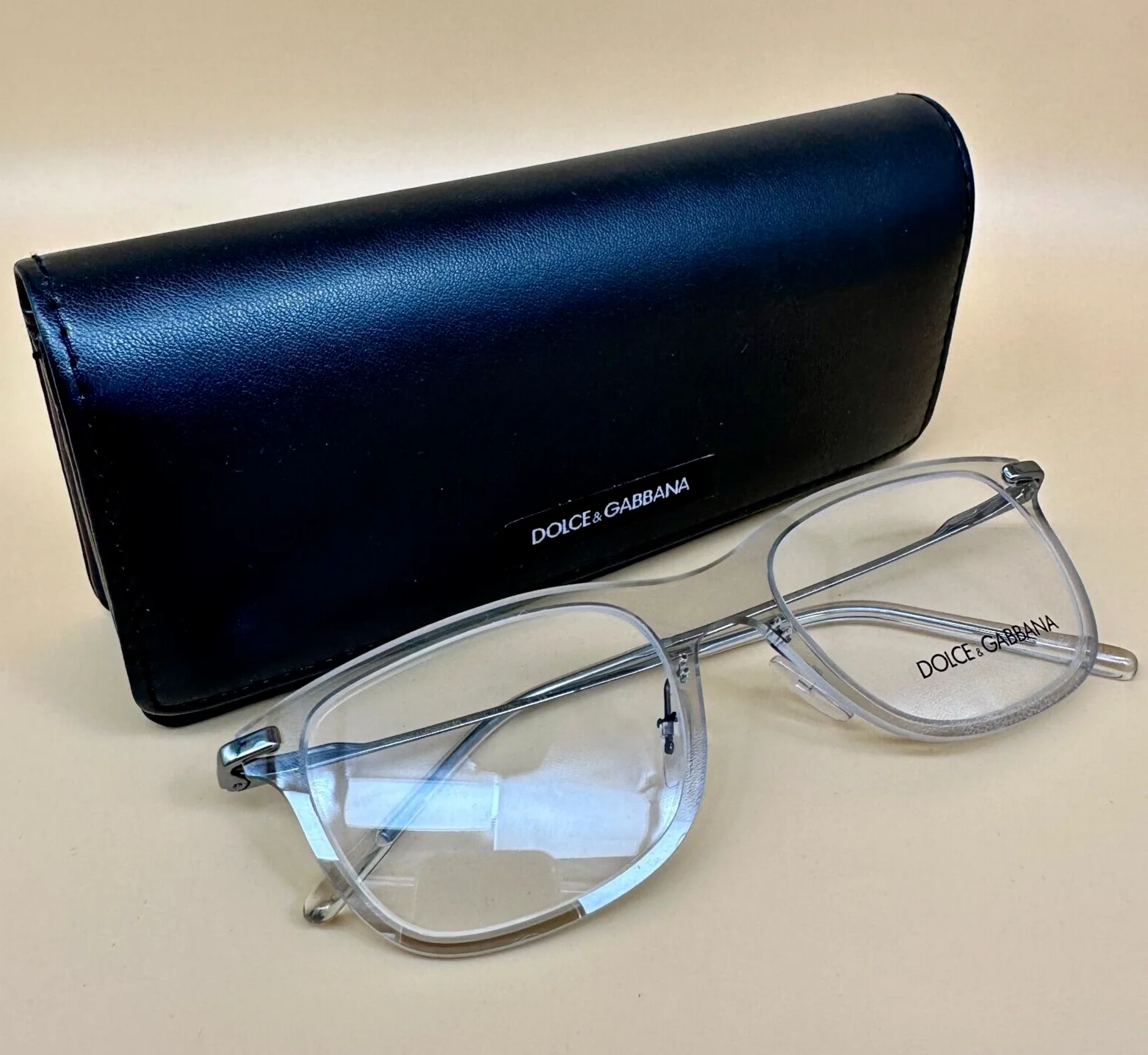 Dolce & Gabbana DG 1293 04 53-19-145 mm Transparent Frame Original Eyeglasses