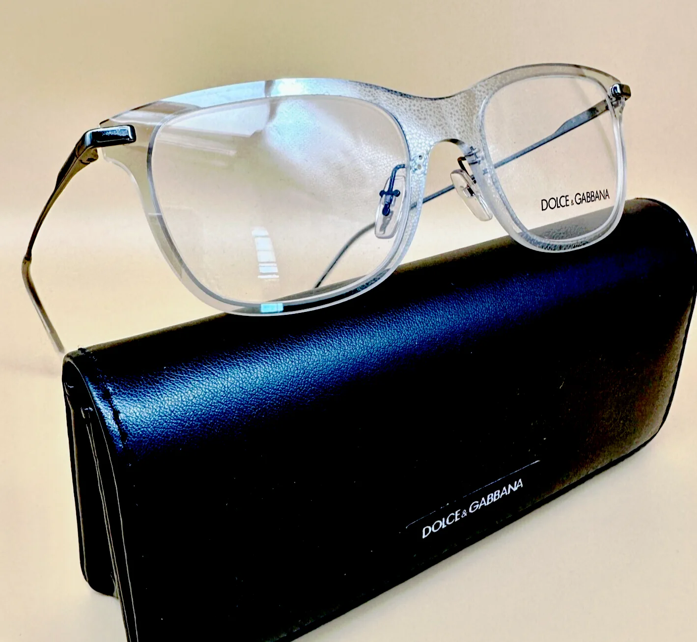 Dolce & Gabbana DG 1293 04 53-19-145 mm Transparent Frame Original Eyeglasses 2