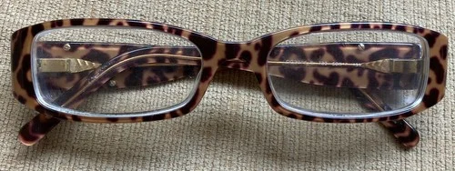 Dolce & Gabbana DG 3044-B Eyeglasses Leopard Print Transparent Front
