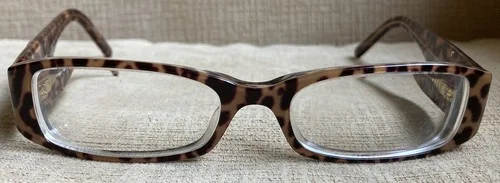 Dolce & Gabbana DG 3044-B Eyeglasses Leopard Print Transparent Front 2
