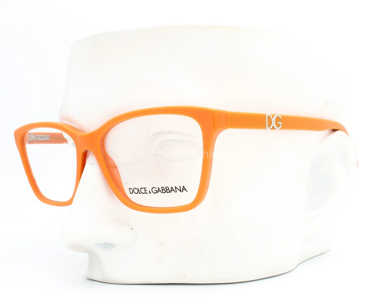 Dolce Gabbana D&G 3153PM 702 Eyeglasses Glasses Bright Orange w/Silver Logo 52mm