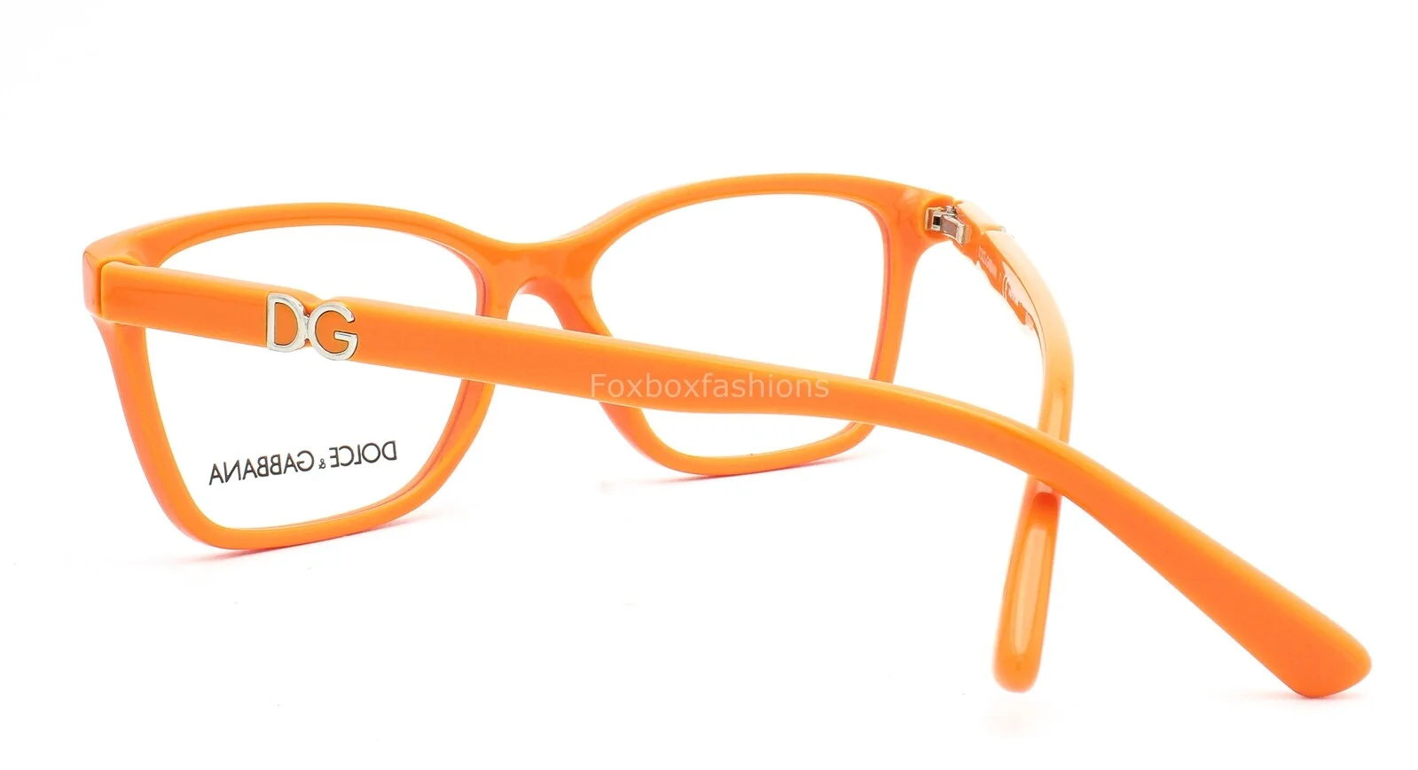 Dolce Gabbana D&G 3153PM 702 Eyeglasses Glasses Bright Orange w/Silver Logo 52mm 4