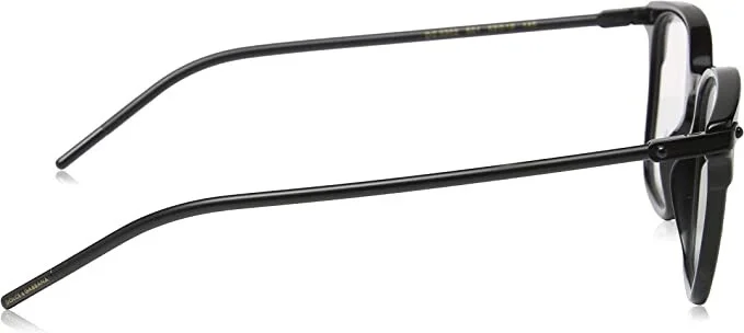 Dolce & Gabbana DG 3302 Black/Matte Black- Color 501-Eyeglasses Frame-53-19-145 3