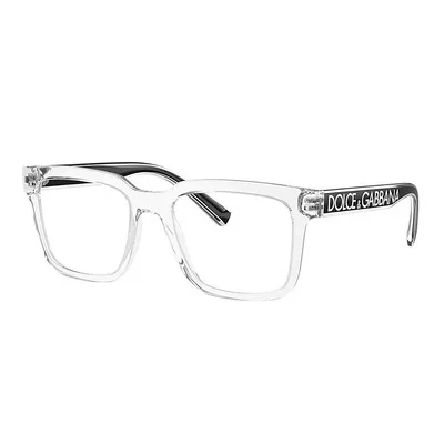 Dolce & Gabbana DG 5101 3133 Crystal Plastic Square Eyeglasses 52mm