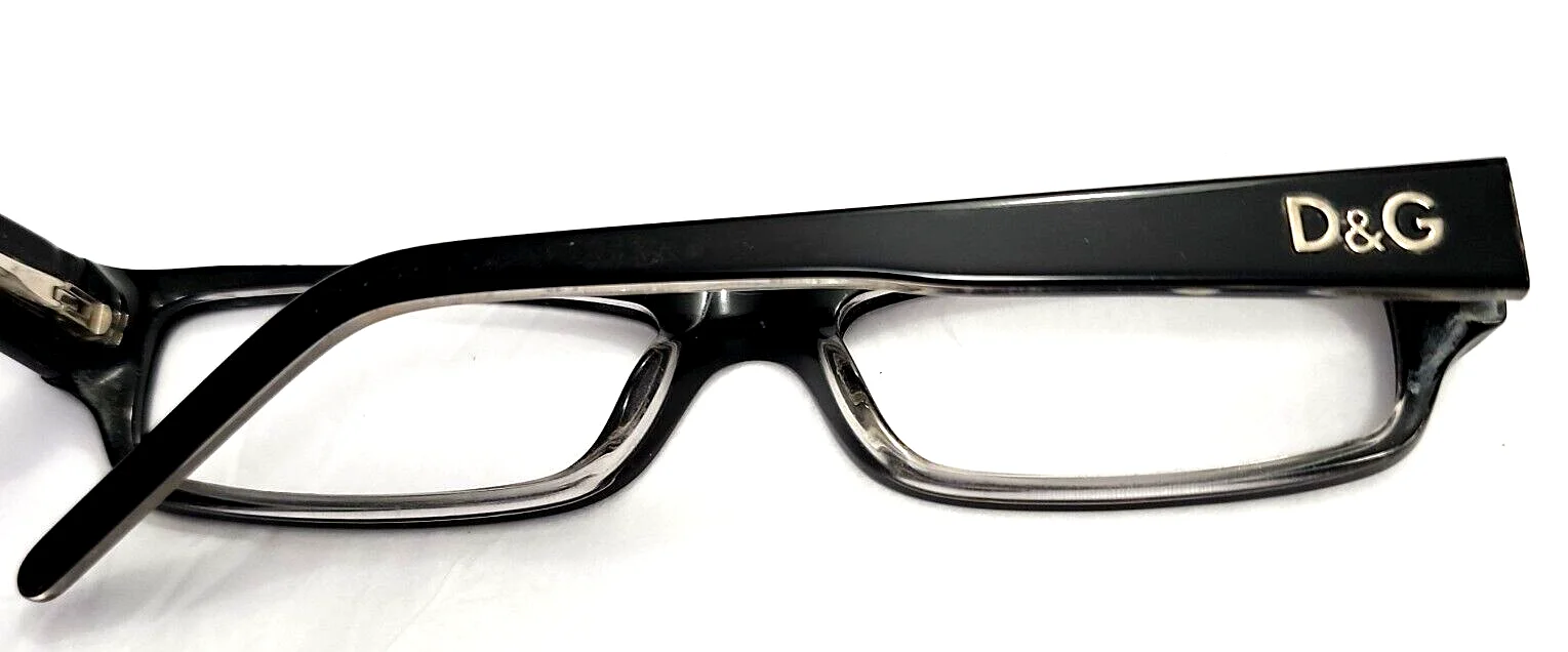 Dolce & Gabbana DG1121 675 Black Metal Rectangle Eyeglasses Frames 52-16 135 4