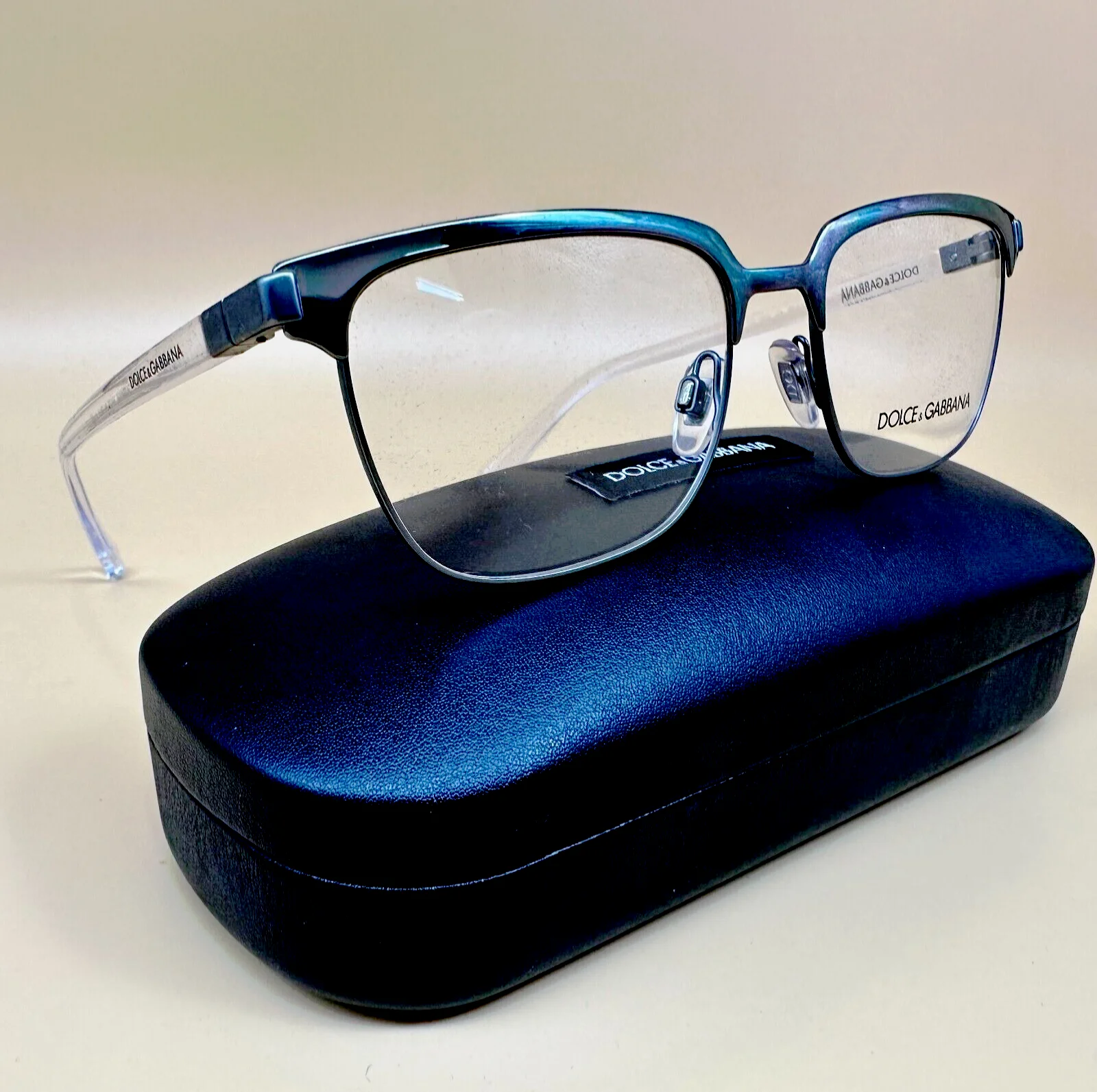 Dolce & Gabbana DG1302 04 Eyeglasses Gunmetal 53-17-140mm Original 100%