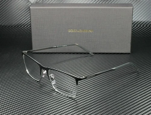 DOLCE & GABBANA DG1309 1277 Matte Black Rectangle Men