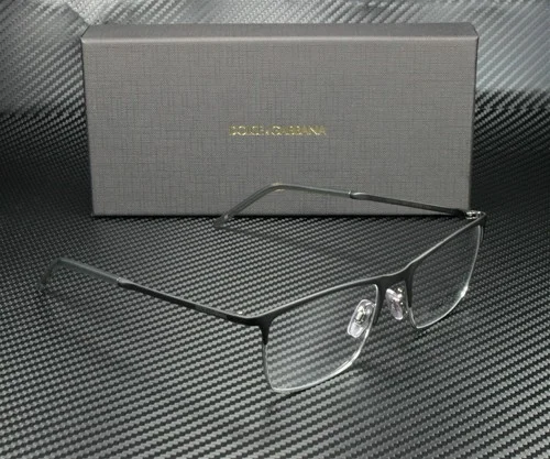 DOLCE & GABBANA DG1309 1277 Matte Black Rectangle Men 3