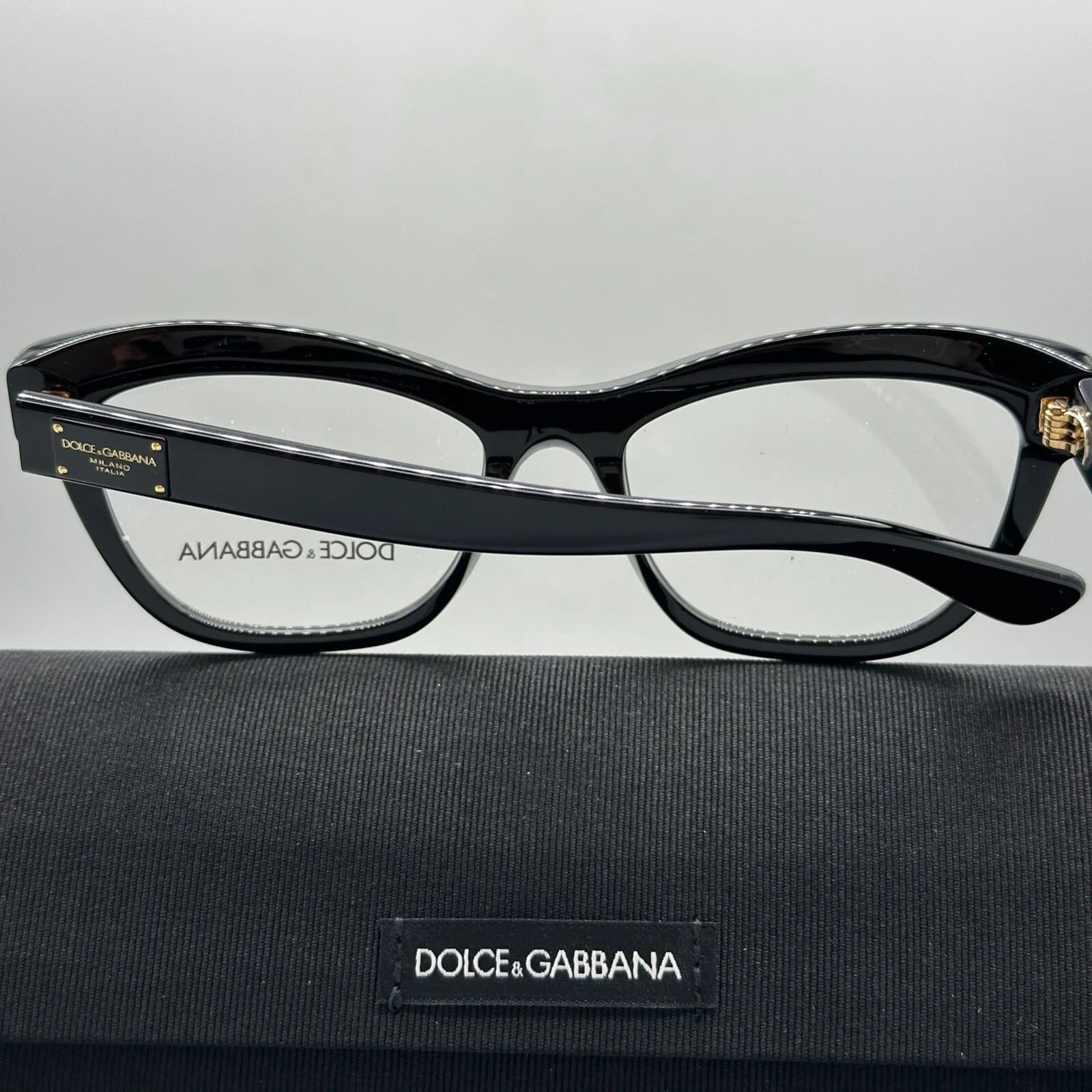DOLCE & GABBANA DG3253/501 Unisex Eyeglasses - 51-17-140mm- BLACK -100% Original 3