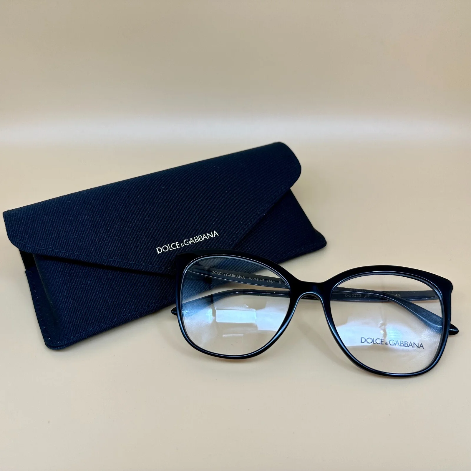 Dolce & Gabbana DG3278 501 BLACK 54-17-140mm Eyeglasses 100% Original 3