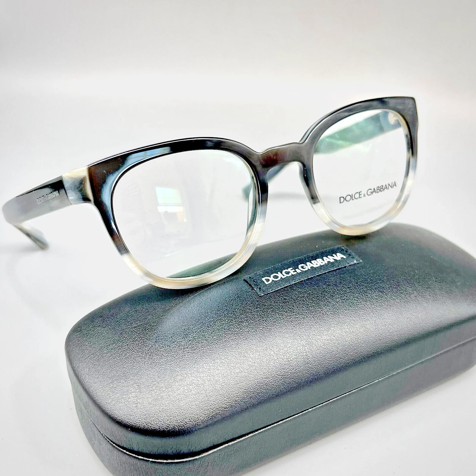 Dolce & Gabbana DG3287 3157 Eyeglasses Black-Beige-Blue! 49-21-140mm Original!