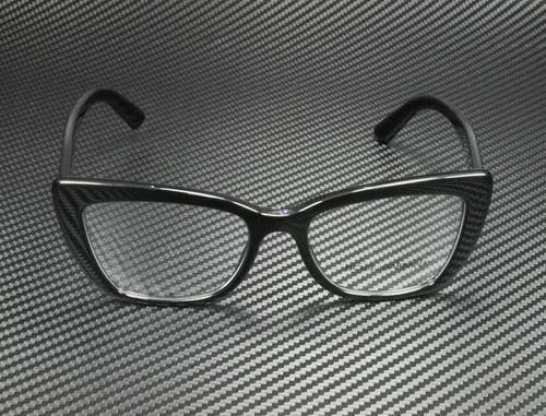 DOLCE & GABBANA DG3308 501 Black Cat Eye Women 2