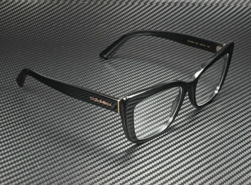 DOLCE & GABBANA DG3308 501 Black Cat Eye Women 3