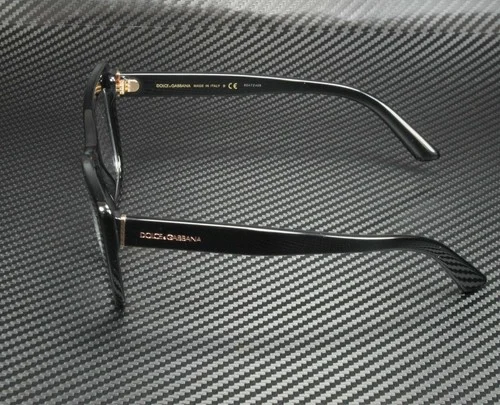 DOLCE & GABBANA DG3308 501 Black Cat Eye Women 4