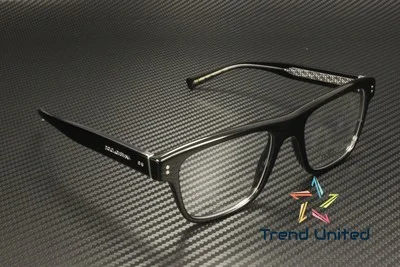 DOLCE & GABBANA DG3362 501 Black Demo Lens 53 mm Men 3