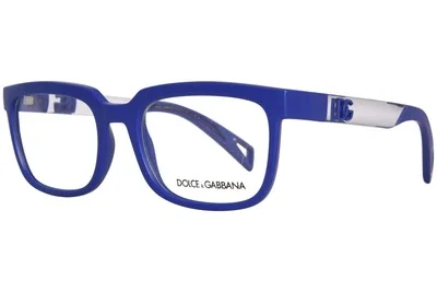 DOLCE & GABBANA DG5085 3339 Blue Rubber Demo Lens 55 mm Men