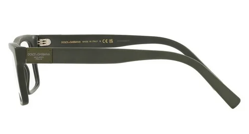 Dolce & Gabbana Eyeglasses DG 3368 Matte Dark Green 3297 Authentic Designer NEW 3