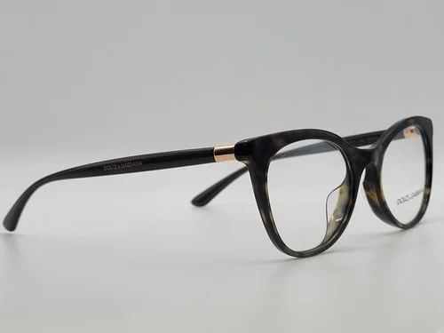 Dolce&Gabbana DG3312-F Asian Fit 502 Havana Cat Eye Eyeglass Frames 52-20-140