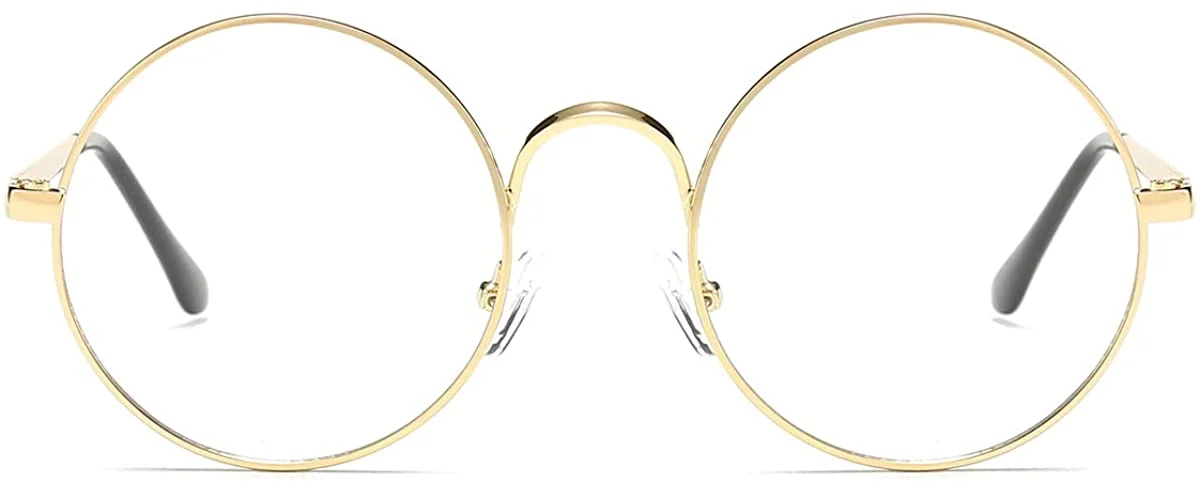 Dollger Retro Round Glasses - Gold - Suitable for all face types mtNI 3
