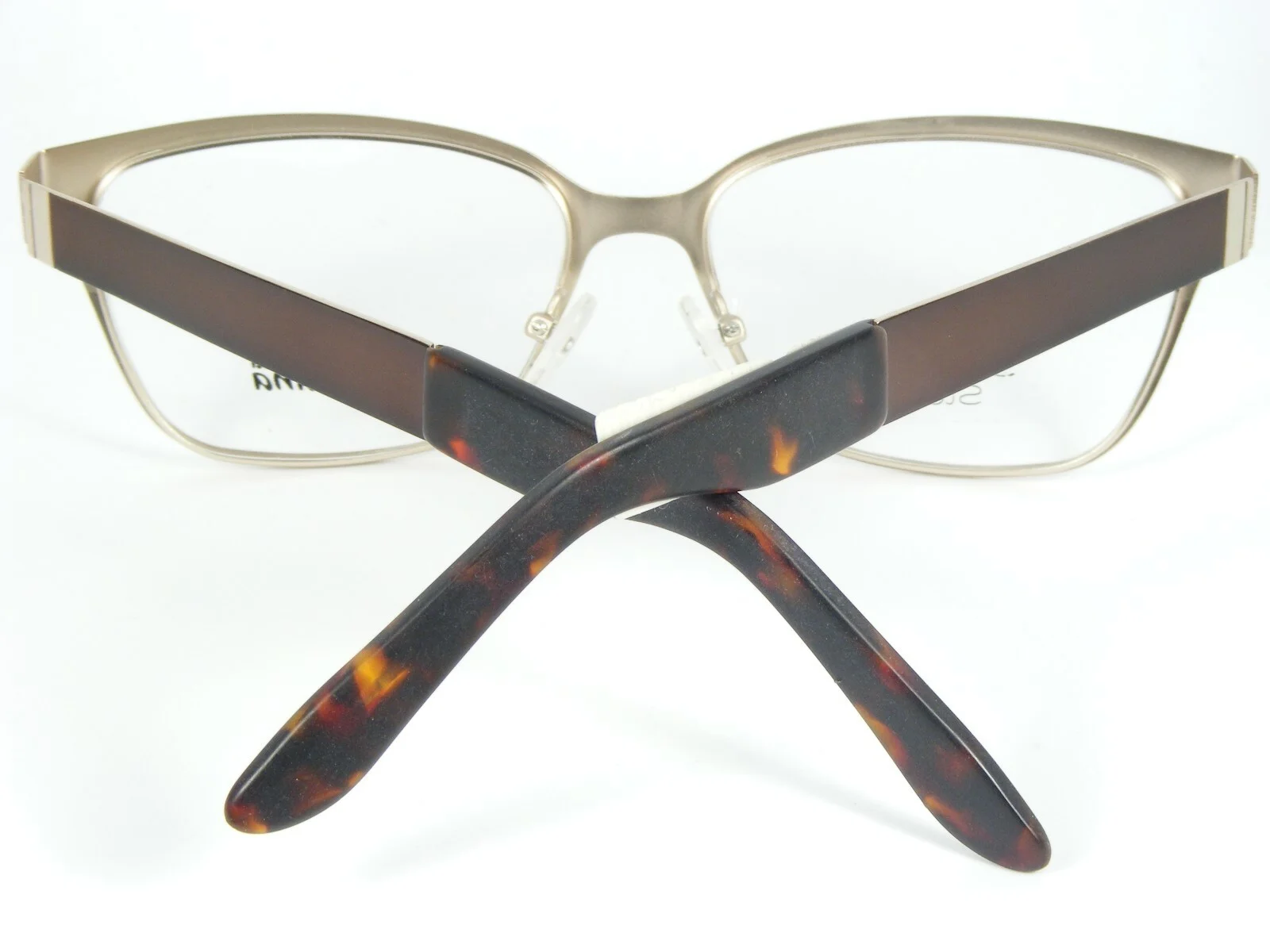 Donna Fontana by Thema DF-104 48 BROWN /PALE GOLD EYEGLASSES GLASSES 53-15-140mm 3