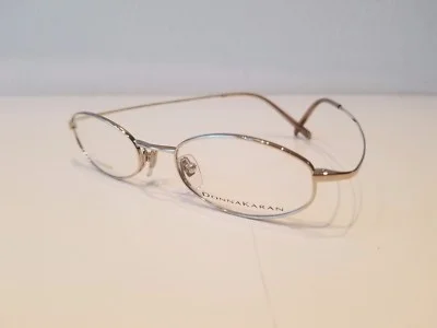 Donna Karan 8744 Shiny Silver Hingeless **TITANIUM**