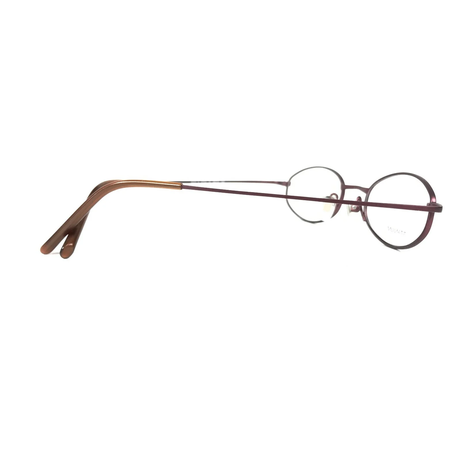 Donna Karan Eyeglasses Frames 8744 604 Matte Burgundy Purple Hingeless 46-19-150 4