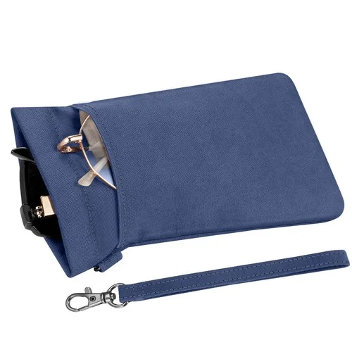 Double Eyeglasses Pouch Portable Squeeze Soft Glasses Case Sunglass Pouch 3