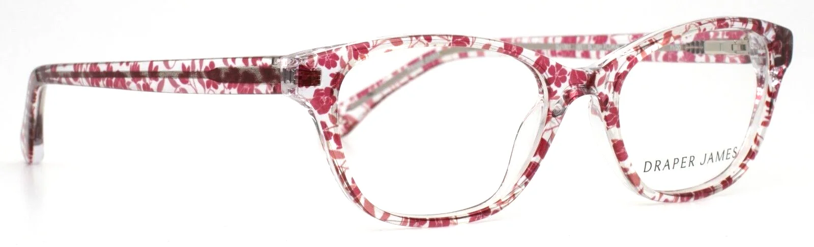 DRAPER JAMES DJ1001 651 Blush Floral Womens Petite Eyeglasses 48-16-135 3