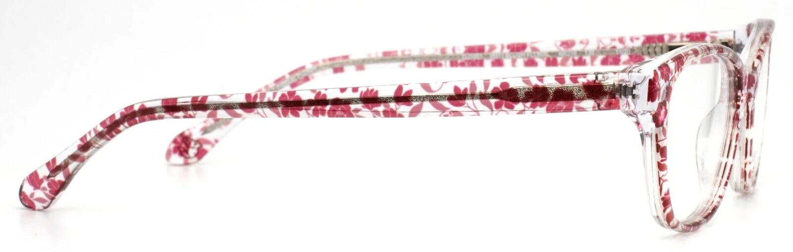 DRAPER JAMES DJ1001 651 Blush Floral Womens Petite Eyeglasses 48-16-135 4