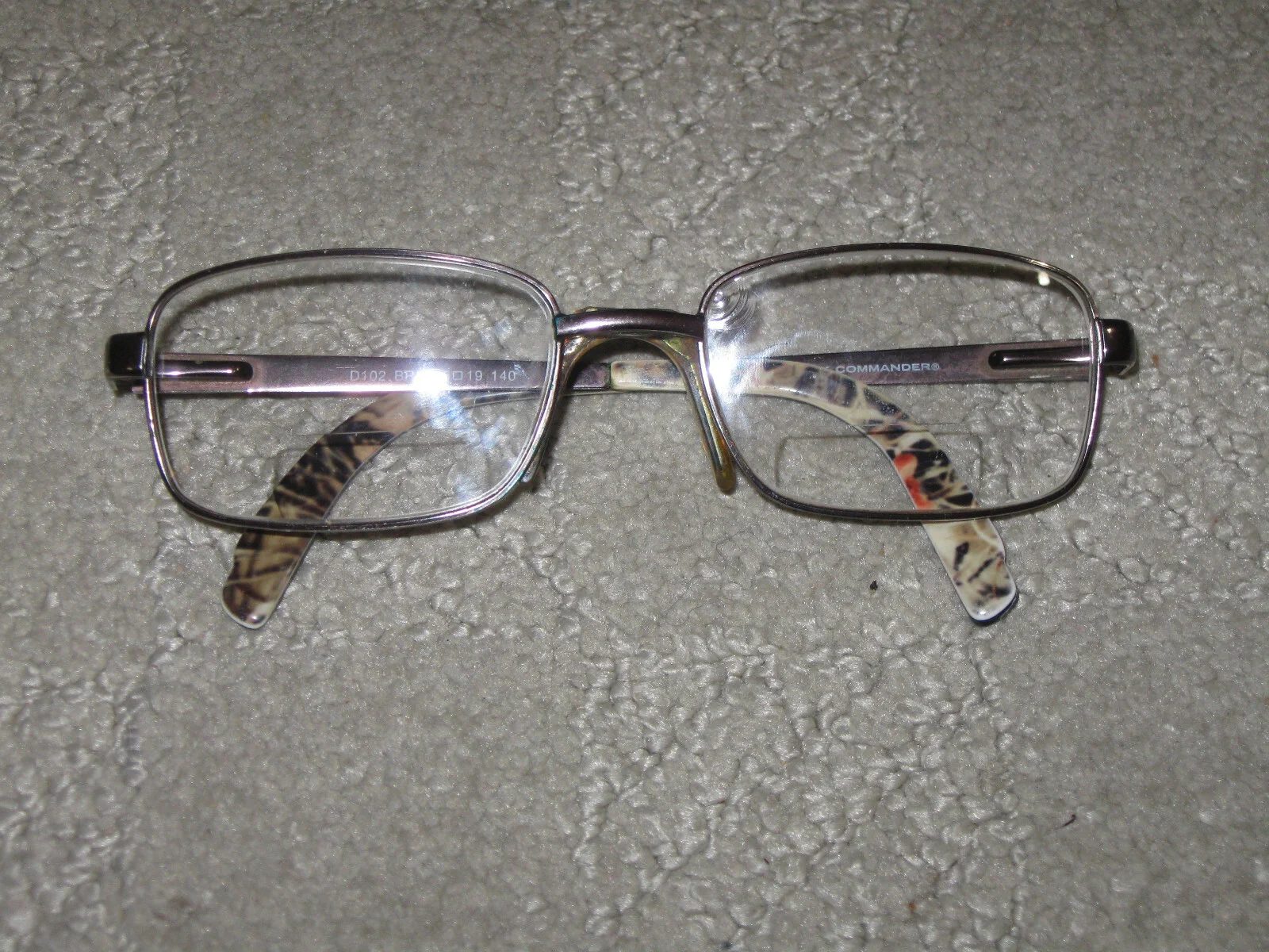 Duck Commander Eyeglasses D102 BRN 55 19 140 Small Chip in Glass