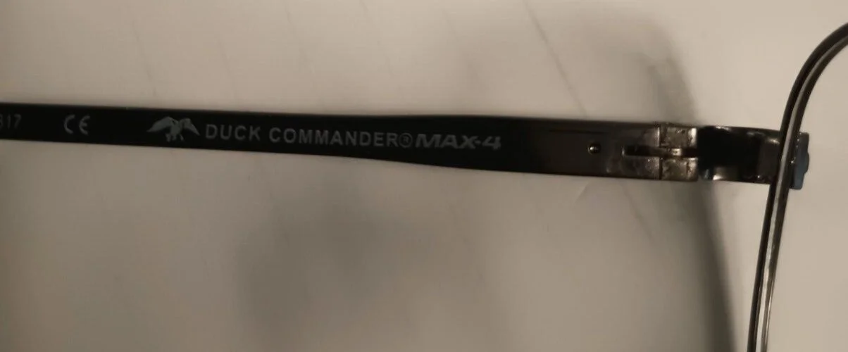 DUCK COMMANDER MAX 4 D447 GUNMETAL 58-18-150 NEW WITH TAGS OPTICAL FRAME #166 4