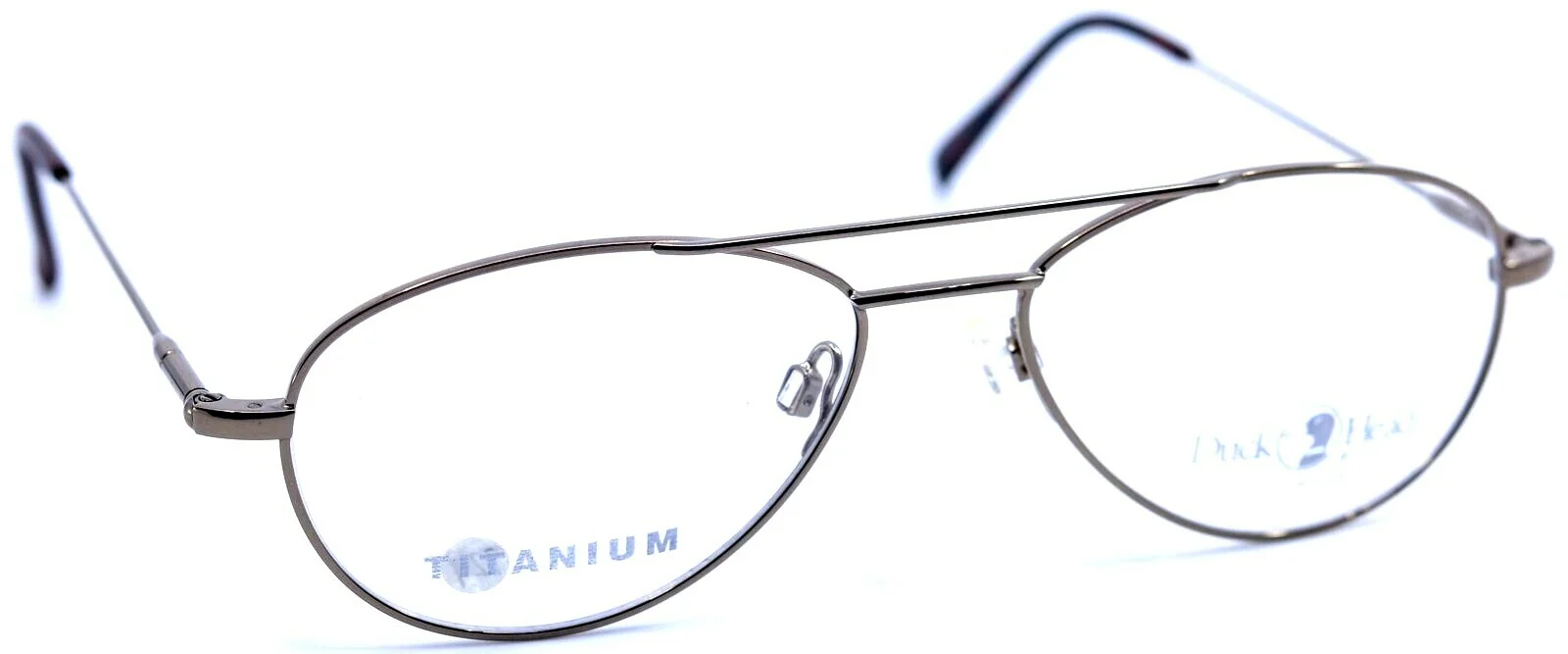 Duck Head Boston BR Brown Titanium Aviator Full Rim Eyeglasses 54-16-140 #1 3