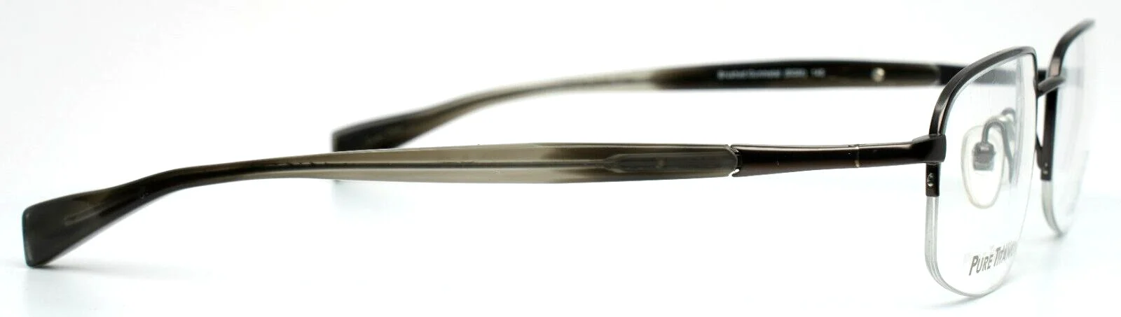 DUCKS UNLIMITED 8 Brushed Gunmetal BGM Mens Rectangle Eyeglasses 55-20-145 B:36 4