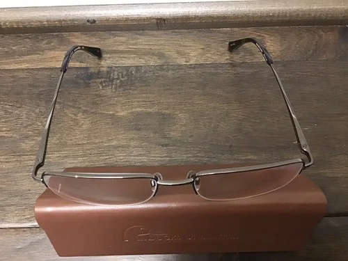 Ducks Unlimited Ambassador Gunmetal Eyeglases Frame Half Rimless 55 - 18 - 140 4