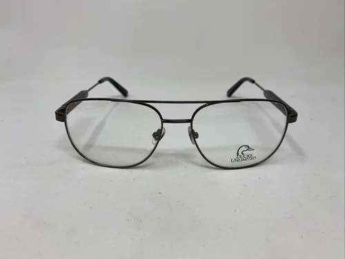 DUCKS UNLIMITED COMMANDER GUNMETAL 57/16/145 FLEX HINGE EYEGLASSES FRAME K341