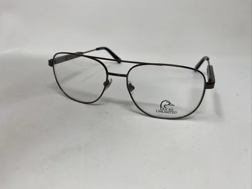 DUCKS UNLIMITED COMMANDER GUNMETAL 57/16/145 FLEX HINGE EYEGLASSES FRAME K341 3