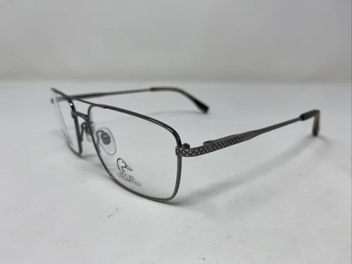 DUCKS UNLIMITED EYEGLASSES FRAMES 35495 AGLD 57-17-145 SILVER FULL RIM DQ14 2