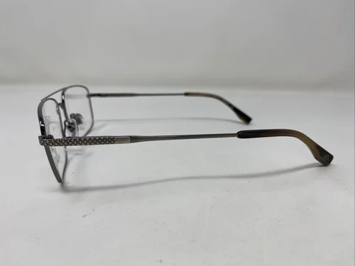 DUCKS UNLIMITED EYEGLASSES FRAMES 35495 AGLD 57-17-145 SILVER FULL RIM DQ14 3