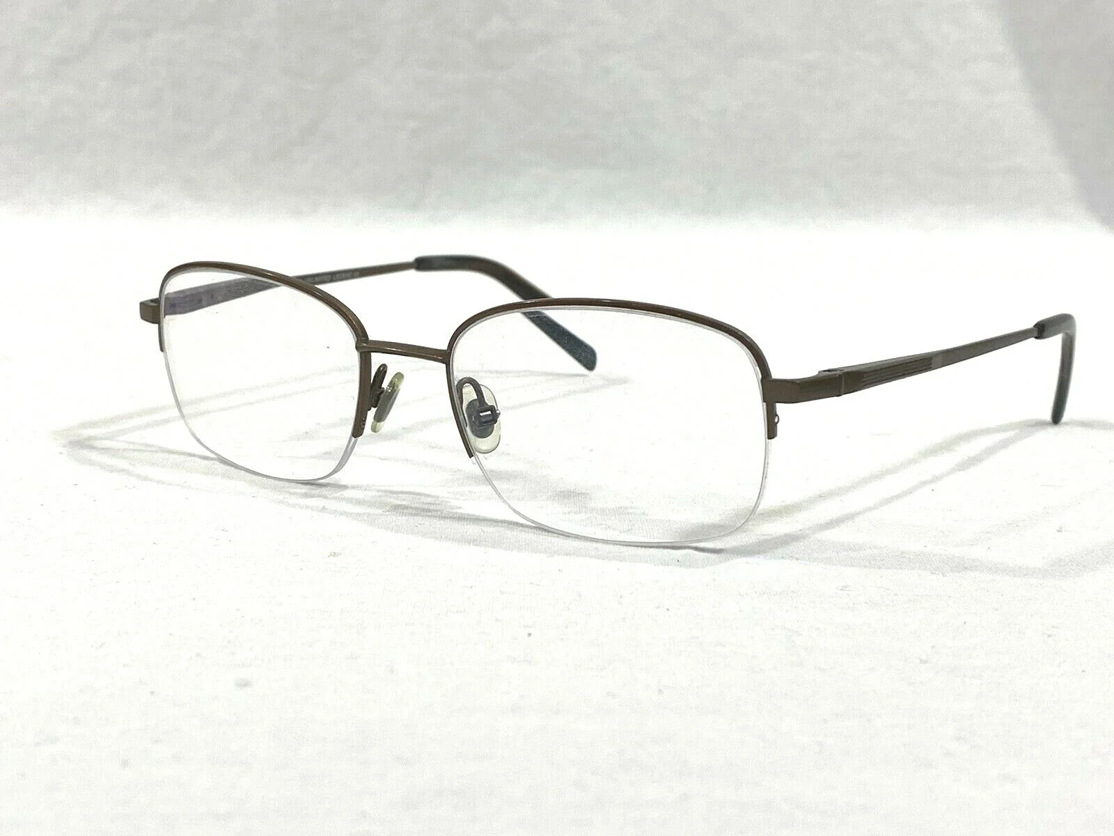 Ducks Unlimited Legend Brown Mens Half Rim Eyeglasses Copper Frame 2