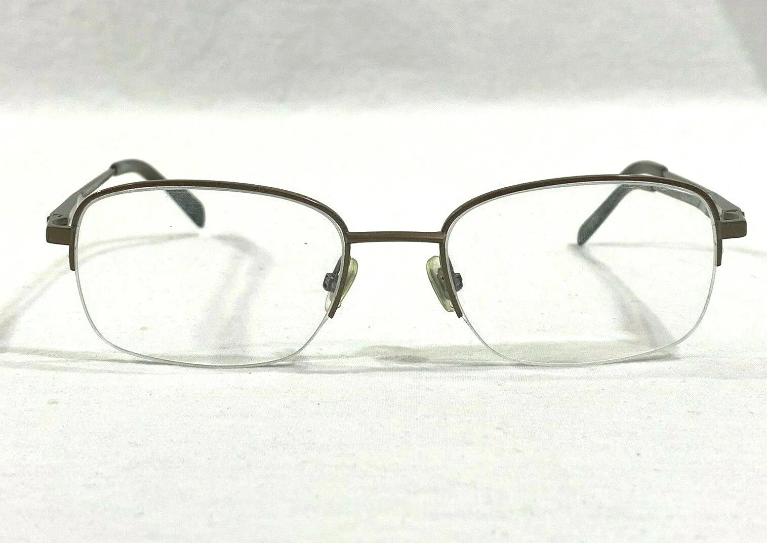 Ducks Unlimited Legend Brown Mens Half Rim Eyeglasses Copper Frame 3
