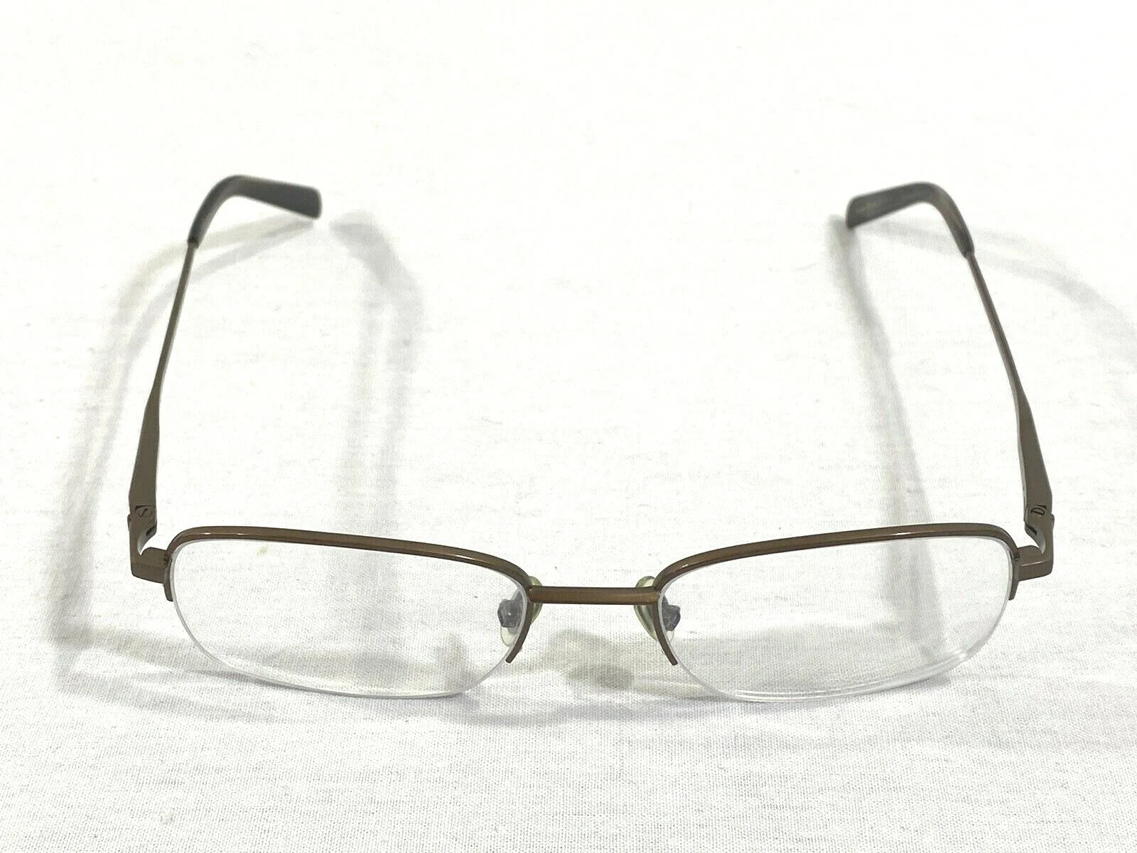 Ducks Unlimited Legend Brown Mens Half Rim Eyeglasses Copper Frame 4