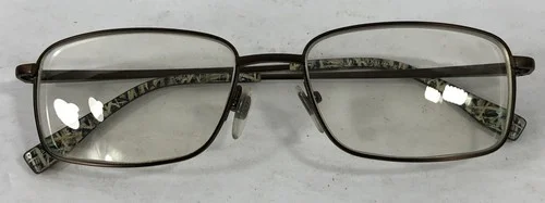 Ducks Unlimited Men’s Eyeglasses Titanium Burke Mossy Oak Brown 54-17-140 w Case 2