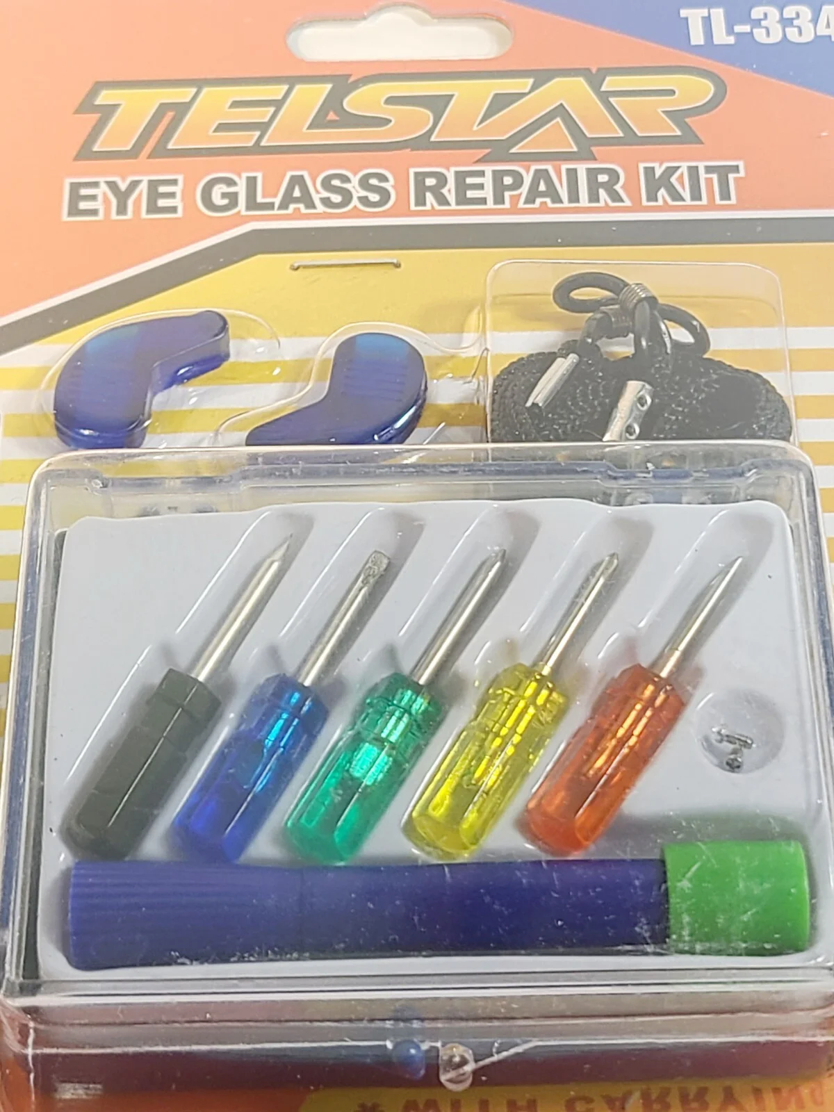 Durable Eye Glasses Repair Screw Nose Pad hinge rings Optical Assortment Kit 3